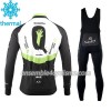 Tenue Maillot M/L + Collant à Bretelles 2017 Dimension Data Hiver Thermal Fleece N001